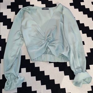 Mint Green Blouse